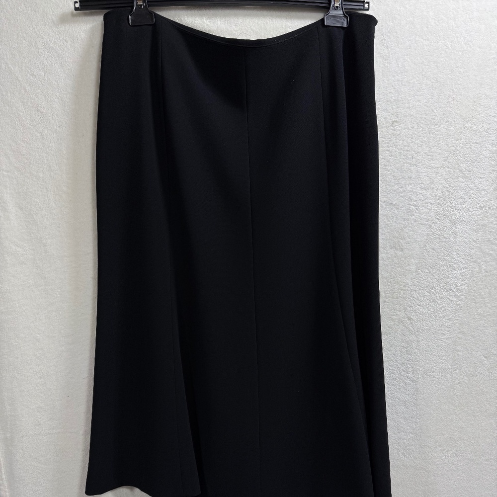 Marina Rinaldi Size 23 Black Pencil Skirt. Made In Italy w/Zipper - Triacetate